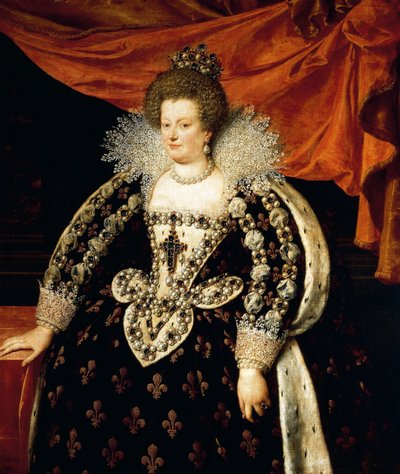 Retrato completo de Maria de Médicis (Florença de Frans II Pourbus