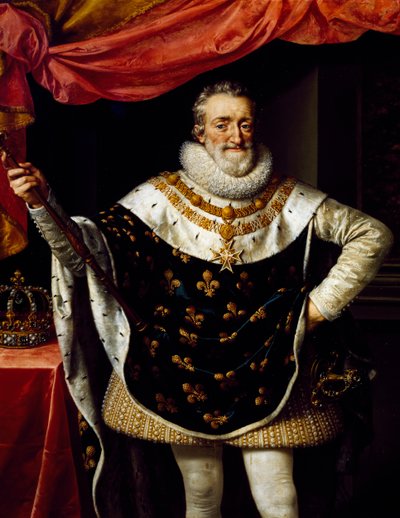 Retrato de Henrique IV da França (Pau de Frans II Pourbus