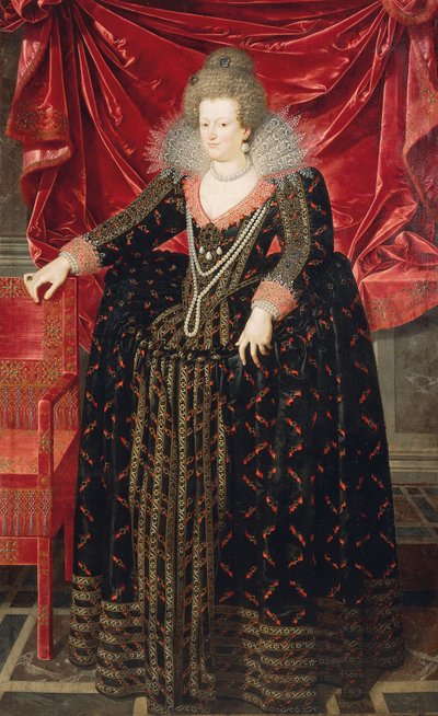 Retrato de Maria de Médicis (Florença de Frans II Pourbus