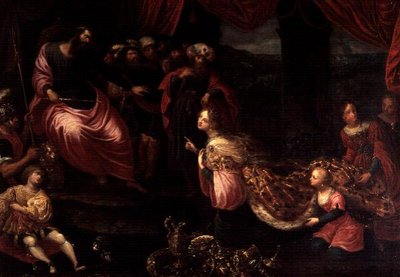 O Rei Salomão e a Rainha de Sabá de Frans II the Younger Francken