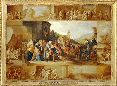 A parábola do filho pródigo ... de Frans II the Younger Francken
