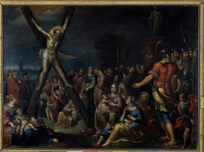 Santo André na Cruz (óleo em cobre) de Frans II the Younger Francken