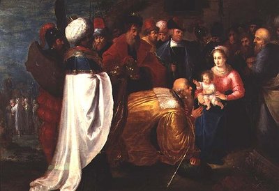 A Adoração dos Reis Magos de Frans II the Younger Francken