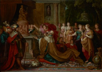 A Idolatria de Salomão de Frans II the Younger Francken
