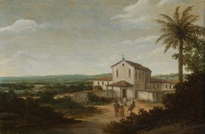 Edifício da Igreja no Brasil
A casa de um colonizador holandês no Brasil de Frans Post