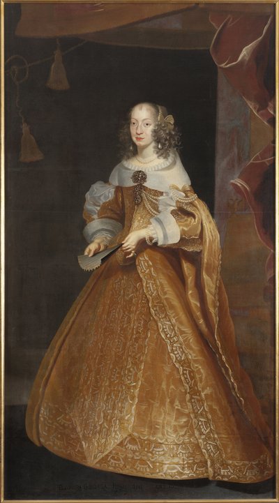 Eleonore de Nevers Mântua (ou Gonzaga Mântua ou Mayenne), Imperatriz do Sacro Império Romano - Retrato da Princesa Eleonora Gonzaga de Mântua, Nevers e Rethel (1630-1686), Santa Imperatriz Romana, de Luycx, Frans (1604-1668). Óleo sobre tela. Tamanho : 226 de Frans Luyckx or Leux