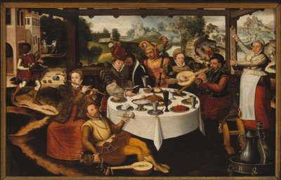 A parábola do filho pródigo. de Frans Pourbus the Elder