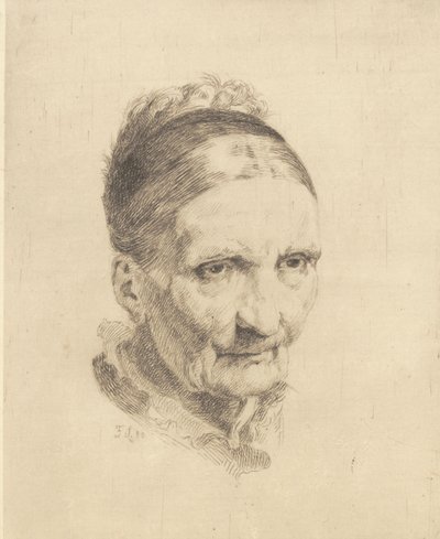 Cabeça de uma velha, Madame Rasmussen de Frans Schwartz