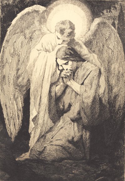 Cristo no Getsêmani de Frans Schwartz