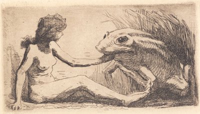 A menina com o sapo de Frans Schwartz
