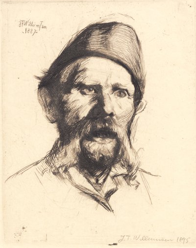 Retrato do controlador-chefe do hospital Frederiksberg Frantz Peter Neidthardt de Frans Schwartz