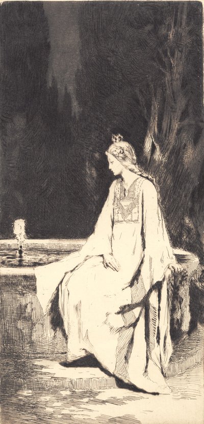 A princesa na fonte de Frans Schwartz