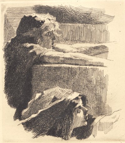 Placa de Amostra: Fragmento de "The Bad Maidens" de Frans Schwartz
