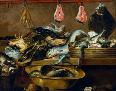 Barraca de peixe de Frans Snyders