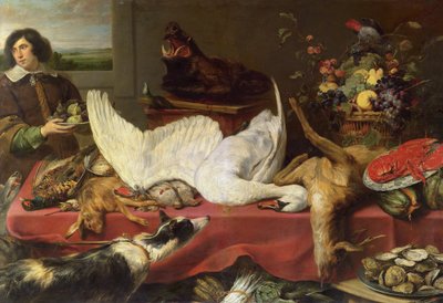 Natureza morta com um cisne de Frans Snyders