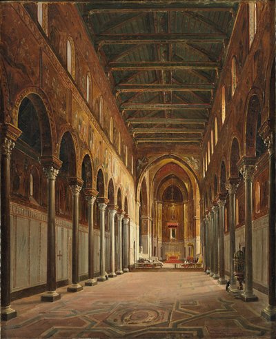 Interior da Catedral de Monreale Santa Maria Nuova de Frans Vervloet
