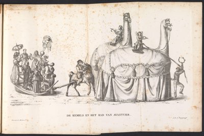 Dois Camelos e a Roda da Fortuna, 1825
Os Camelos e a Roda da Fortuna (título sobre o objecto) de Frans Vervloet