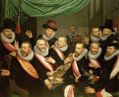 Banquete dos Oficiais e Subalternos da Guarda Civil de São Jorge de Frans de Grebber