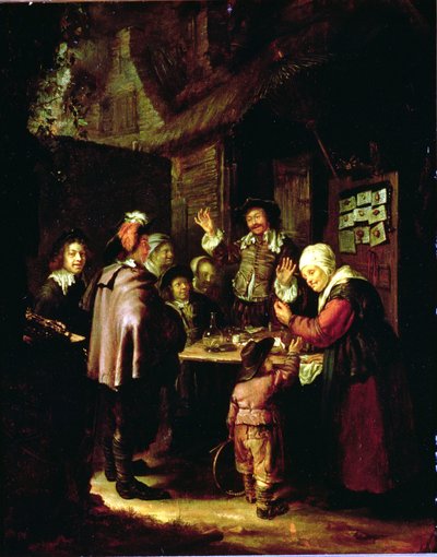 O Charlatão (óleo sobre madeira) de Frans van Mieris