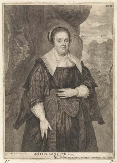 Retrato de uma mulher desconhecida
Theatrum Artis Pictoriae (título da série) de Frans van Stampart