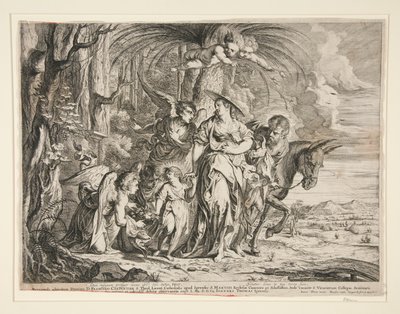 O Voo para o Egipto de Frans van den Wyngaerde