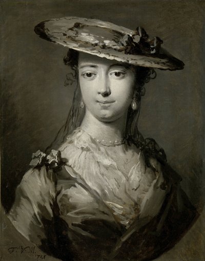 Chefe de uma Jovem Mulher
Cabeça de uma jovem mulher de Frans van der Mijn (signed by artist)