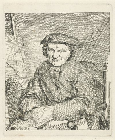 Retrato de Adam Silo de Frans van der Mijn