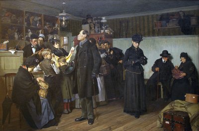 Com o penhorista de Frants Henningsen