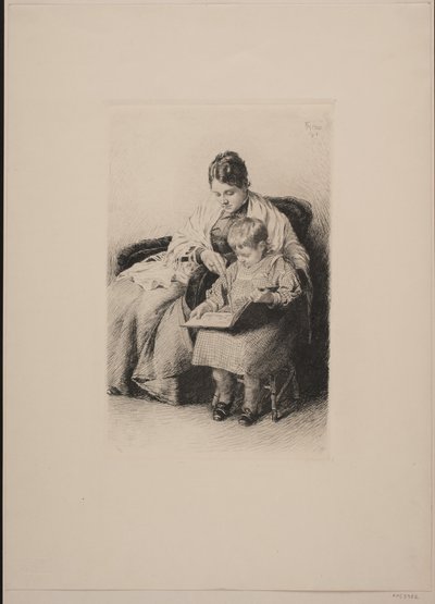 Mãe e filho de Frants Henningsen