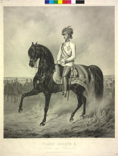 Imperador da Áustria Franz Joseph I de Franz Adam
