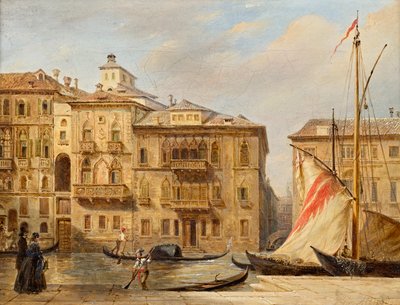 O Grande Canal em Veneza de Franz Alt