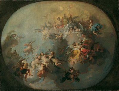 Alegoria de um Casamento Princely de Franz Anton Maulbertsch