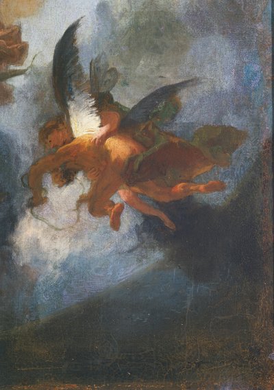 Anjos, detalhe da Alegoria da Missão dos Jesuítas ao Mundo Inteiro, de Franz Anaton Maulbertsch (1724-1796). Alemanha de Franz Anton Maulbertsch