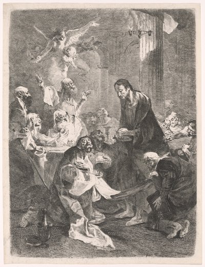 A comunhão de Cristo e dos Apóstolos de Franz Anton Maulbertsch