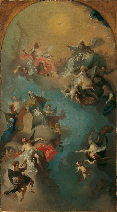 A Assunção de Santo Agostinho no Céu de Franz Anton Maulbertsch