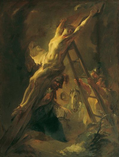 A ereção da cruz de Franz Anton Maulbertsch