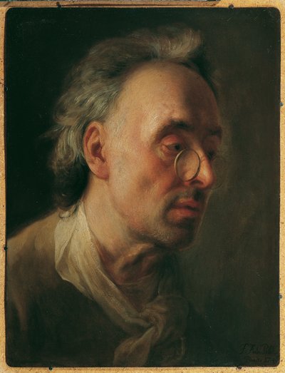 Retrato do pai do artista de Franz Anton Palko