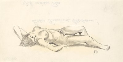 Mulher nua recortada de Franz Barwig d. Ä.