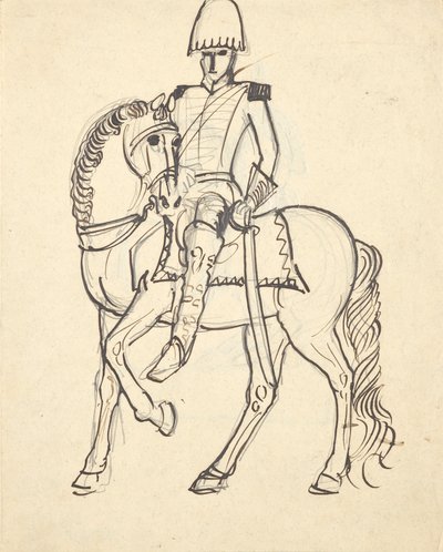 Oficial a cavalo de Franz Barwig d. Ä.