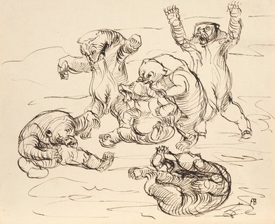 Ursos de raspagem de Franz Barwig d. Ä.