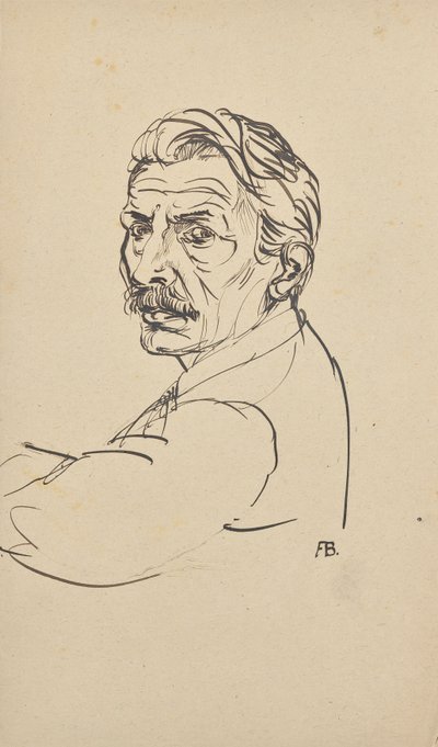 auto-retrato de Franz Barwig d. Ä.
