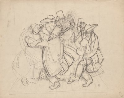 Camponeses dançantes de Franz Barwig d. Ä.