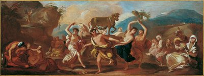A dança em torno do bezerro de ouro de Franz Carl Remp