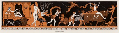 Deuses da antiguidade grega e romana (lito colorido) de Franz Christophe