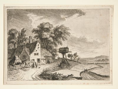 Paisagem com Fazenda de Franz Edmund Weirotter