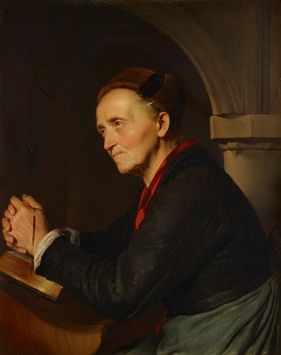 Agricultor orando de Franz Eybl
