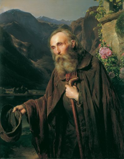 Um velho mendigo de Franz Eybl