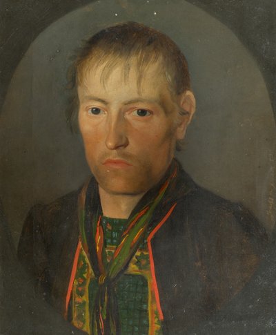 Retrato de um camponês de Franz Gasser