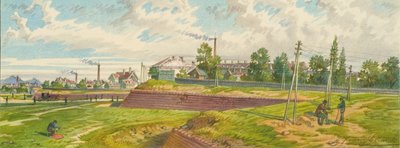 A Linha Lerchenfeld em Viena de Franz Gerasch