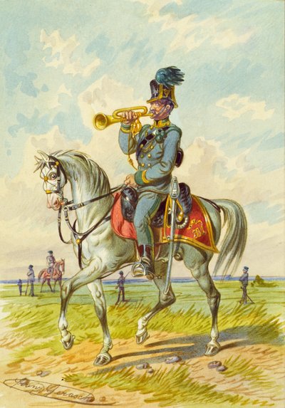 Soldado a cavalo de Franz Gerasch